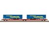 TRIX 24470 H0 Doppel-Taschenwagen Sdggmrss 738, DB AG, Ep. VI