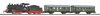PIKO 57112 H0 Start-Set mit Bettung Personenzug Dampflok mit Tender, DB