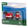 BRIO 63379300 Pferd mit Reiter