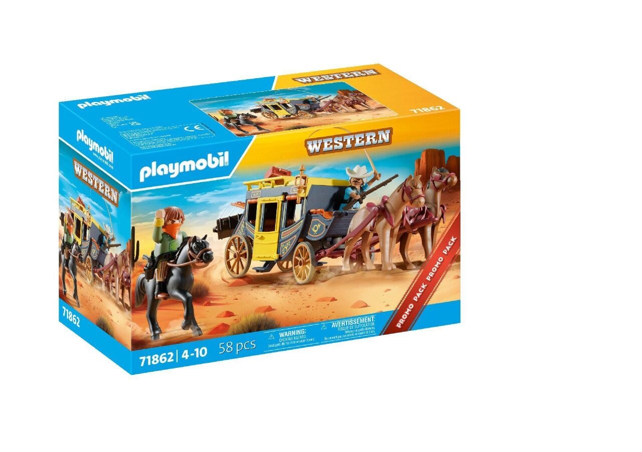 Joom Playmobil 71862 Postkutschenüberfall Im Wilden Westen, Aktionspackungen, Western, Für Sammler, 58 Teile, Ab 14 Jahren - Image 8