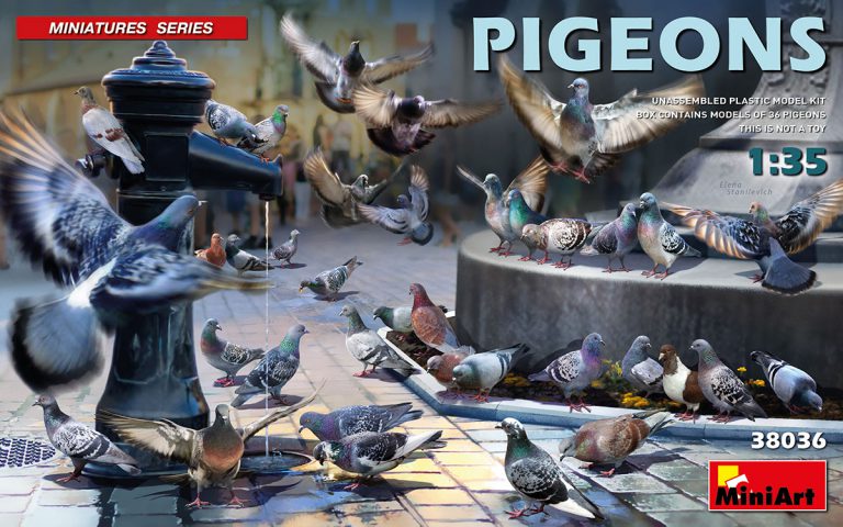 Miniart 38036 1:35 Pigeons