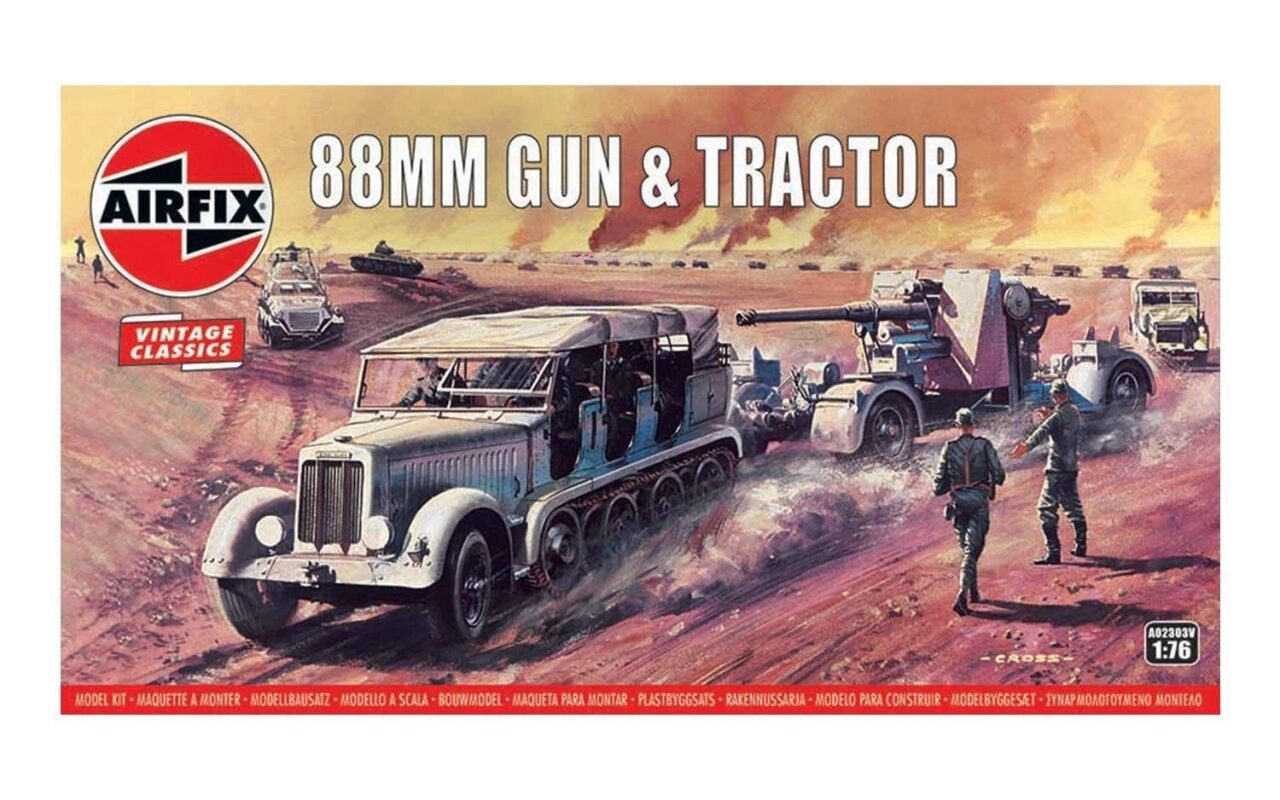 Airfix A02303v 1:76 Sdkfz 7 Mit 88 Mm Flak
