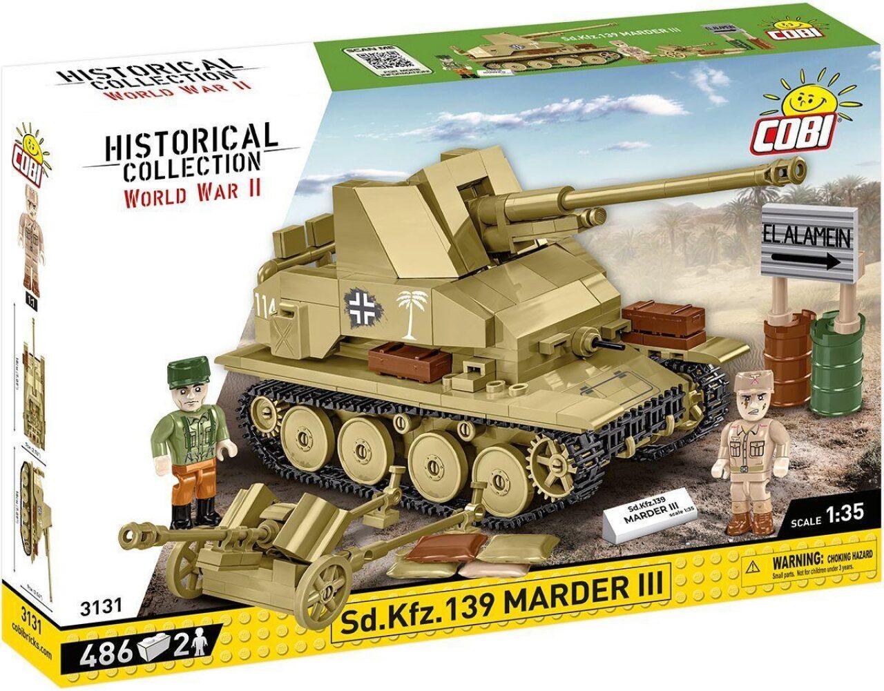 Cobi 3131 1:35 Sd.kfz.139 Marder Iii