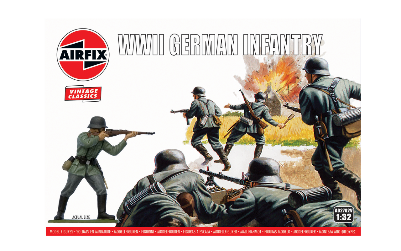 Airfix A02702v 1:32 Wwii Deutsche Infanterie