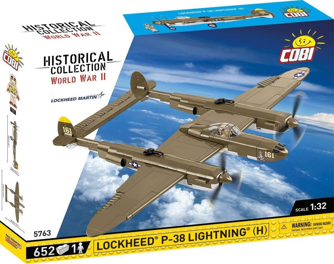 Cobi Mehrfarbig H.c. Wwii Lockheed P-38H Lightning - Bild 4