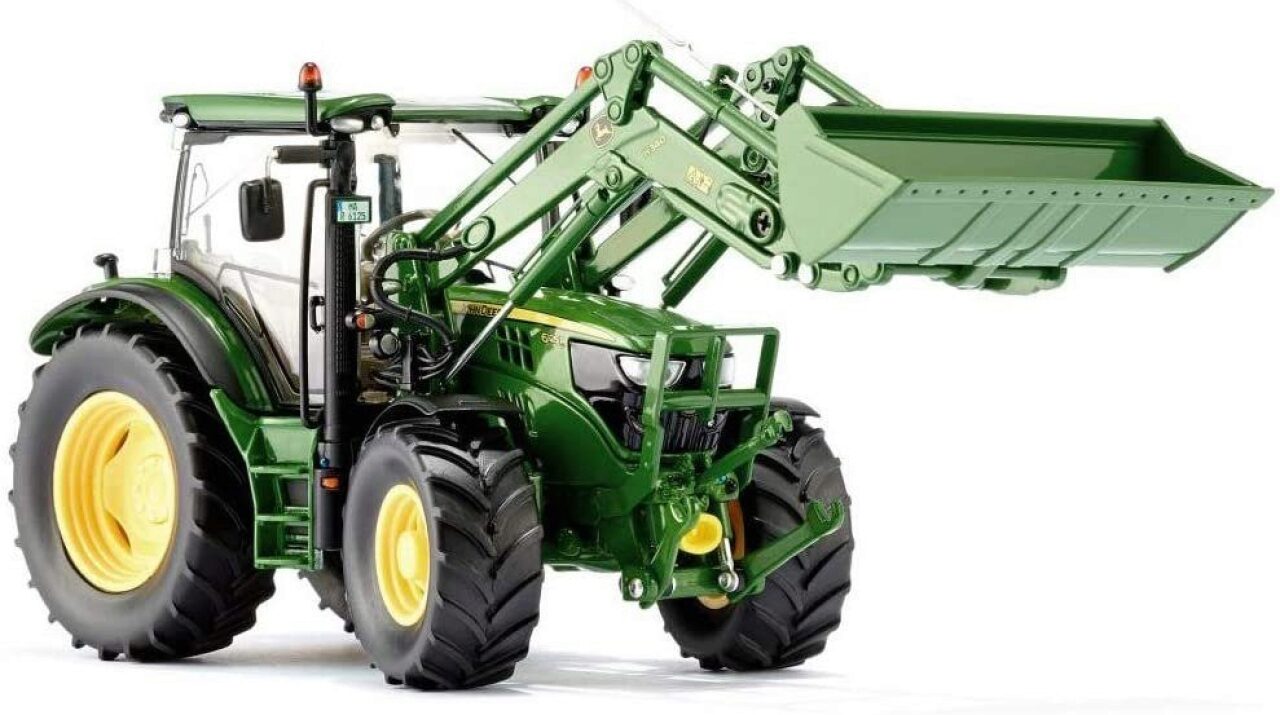 WIKING 077344 1:32 John Deere 6125R mit Frontlader