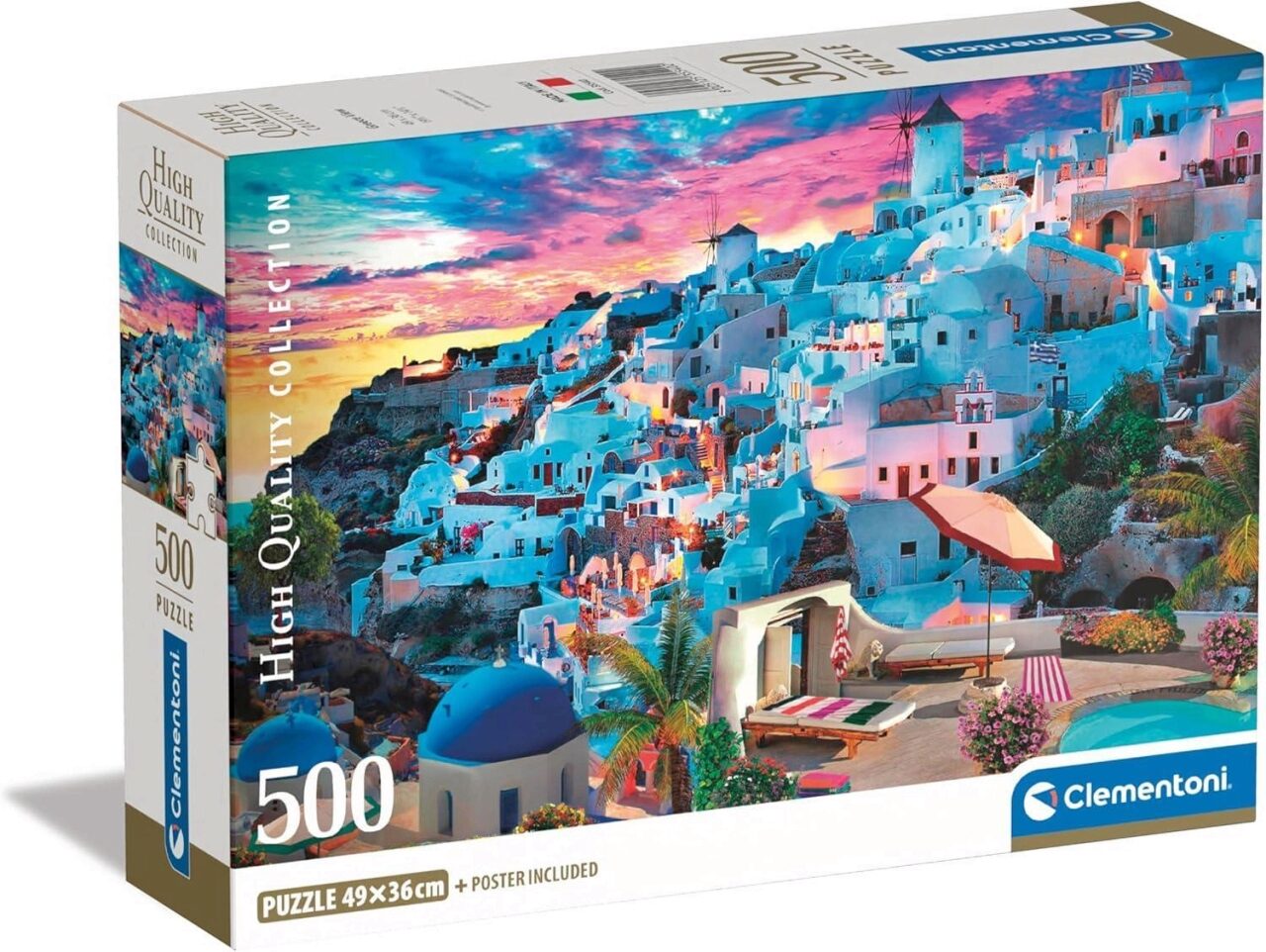 Clementoni 35540 Puzzle 500 Teile High Quality Collection Compact