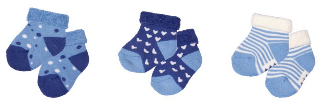 Die Spiegelburg - Babyglück - Babysöckchen Hellblau, One Size (A) - Image 4