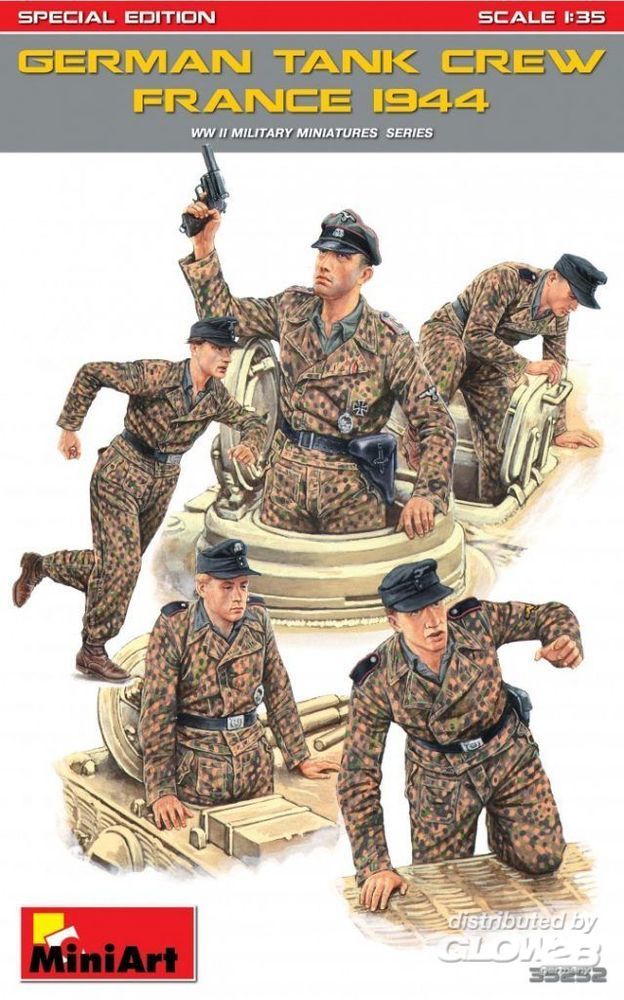 Miniart 35252 1:35 German Tank Crew (France 1944) Special Edition