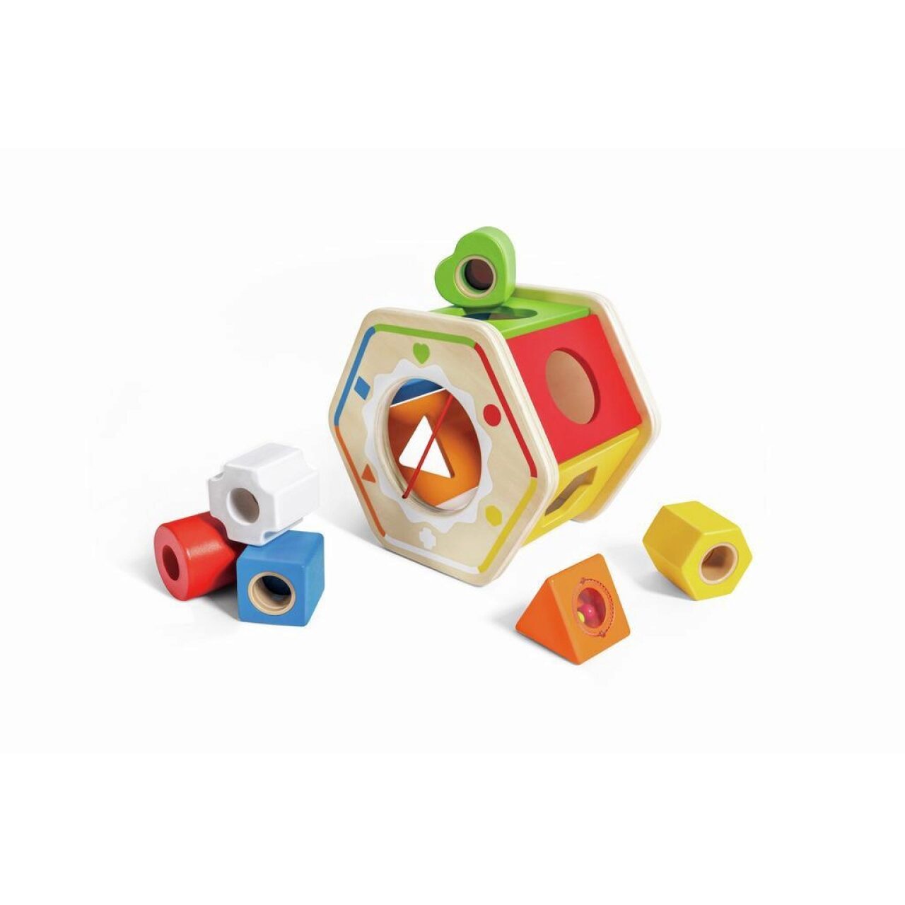 Hape Wunderbarer Formsortierer aus Holz – Farben & Formen ab 12 Monaten - Bild 2