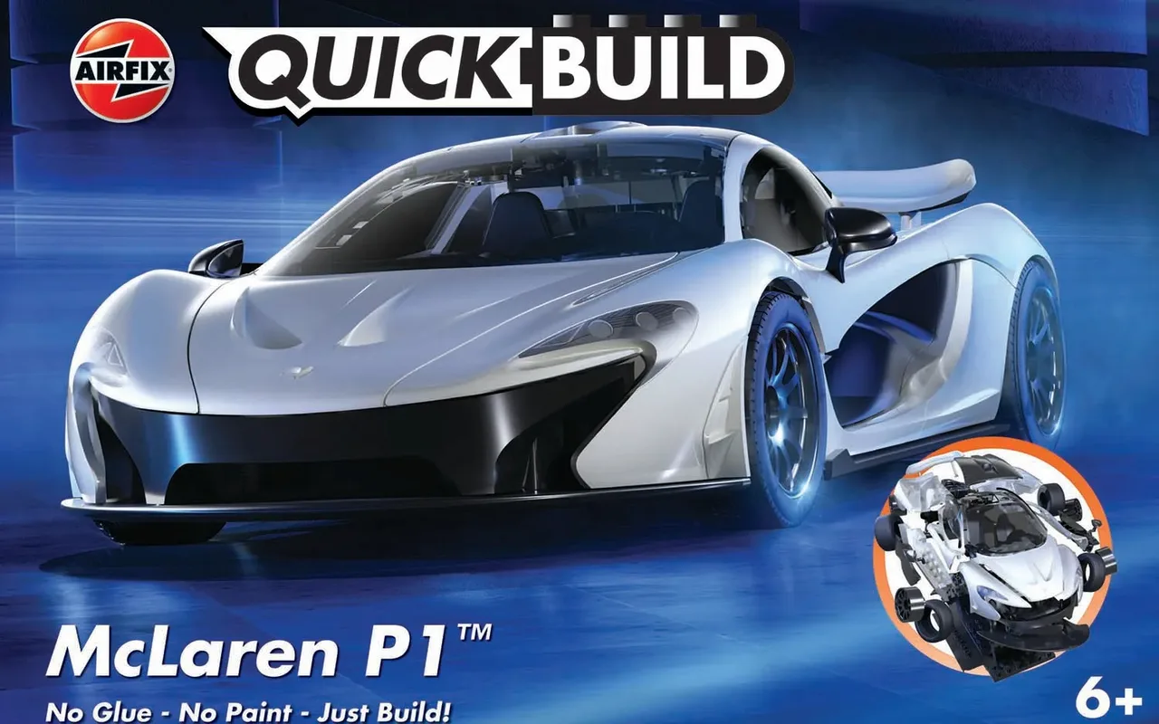 Airfix J6028 Quickbuild Mclaren P1 Weiß - Bild 3