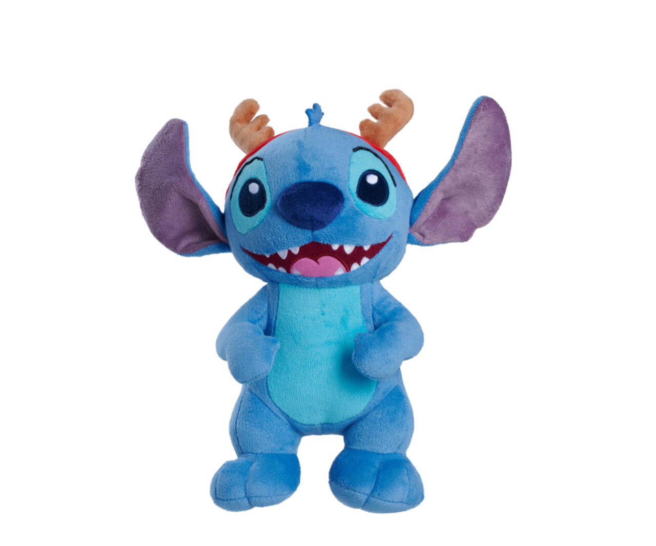 Simba Mädchen 6315870696 Disney Stitch Mit Rentiergeweih, 25 Cm