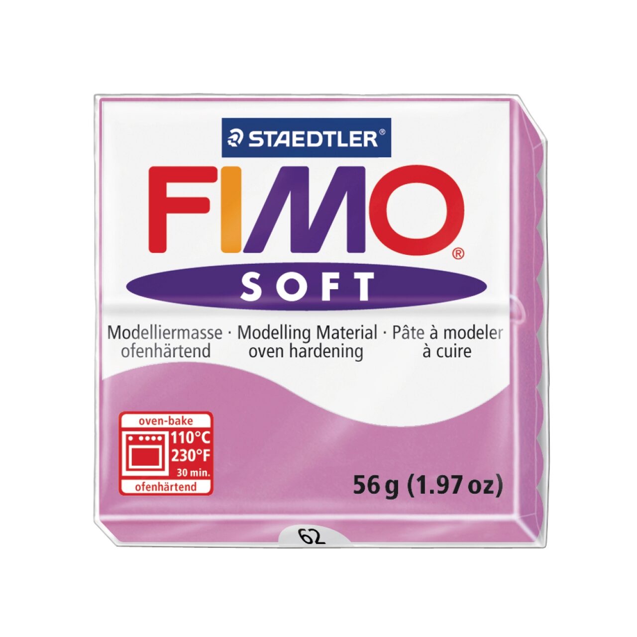 STAEDTLER FIMO soft 8020 - Materialpack á 57 g, lavendel - Image 4