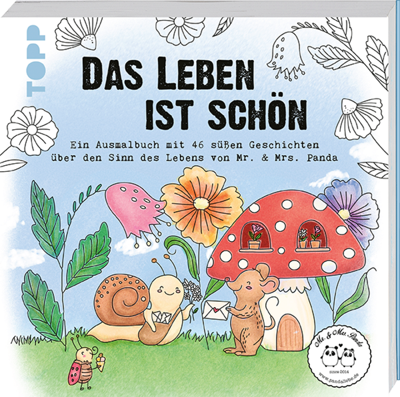 Frechverlag Topp 28124 Das Leben Ist Schön! Ein Ausmalbuch Von Mr. & Mrs. Panda - Bild 3
