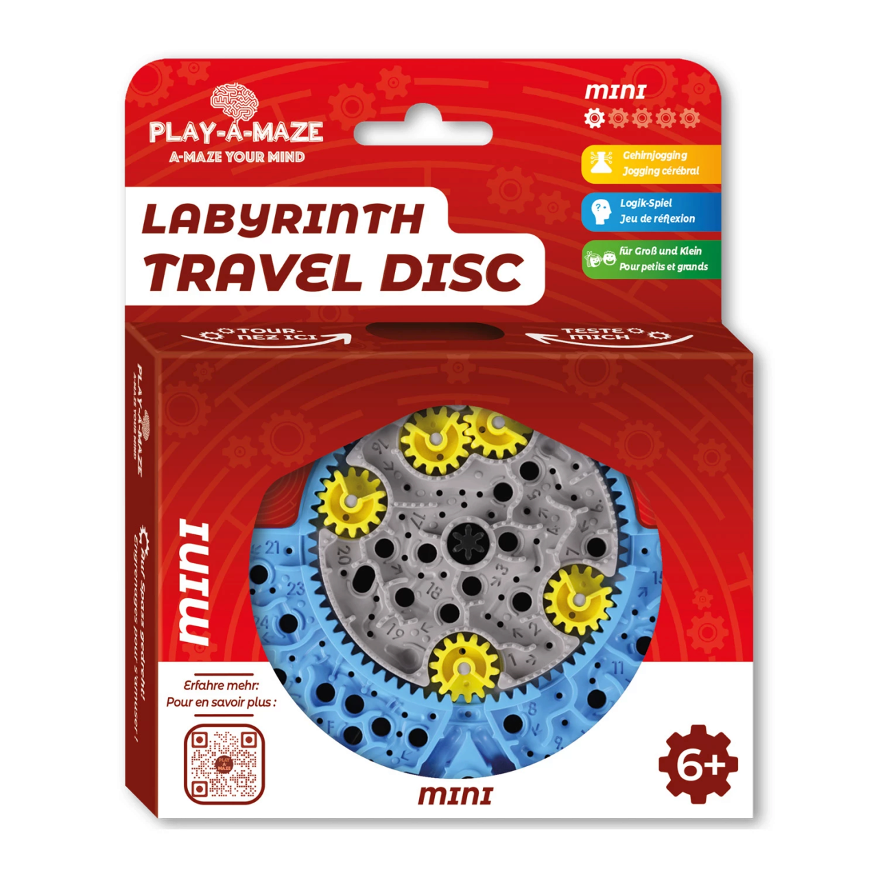 Play-A-Maze Gasmin Labyrinth Travel Disc Mini