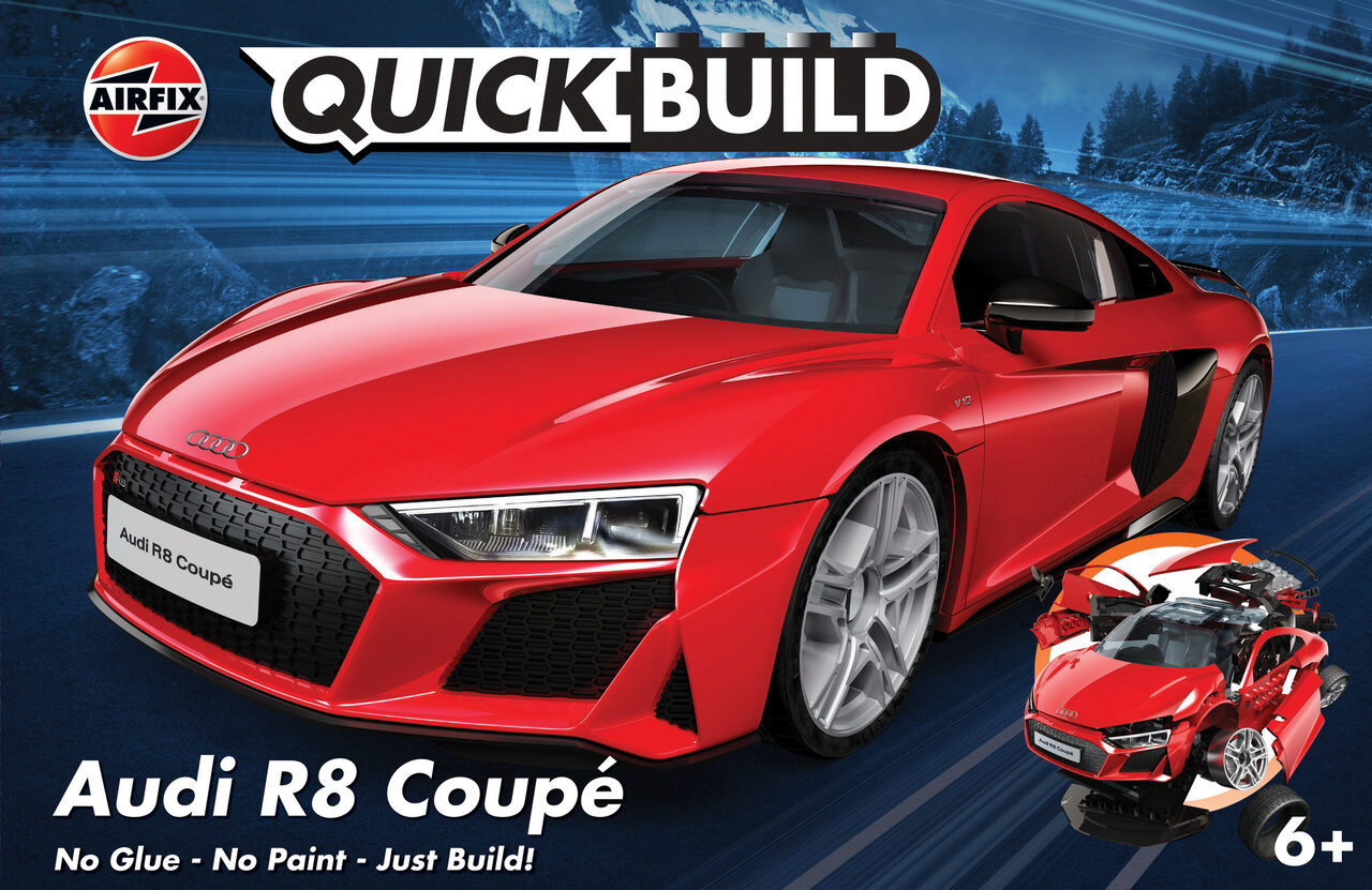 Airfix J6049 QUICKBUILD Audi R8 Coupé Bausatz Modellbausatz - Bild 6