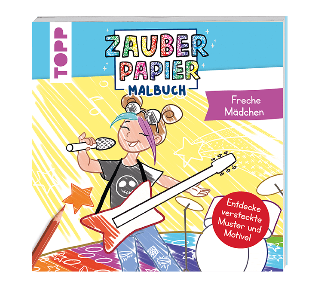 Frechverlag Topp 29116 Zauberpapier Malbuch Freche Mädchen - Bild 4