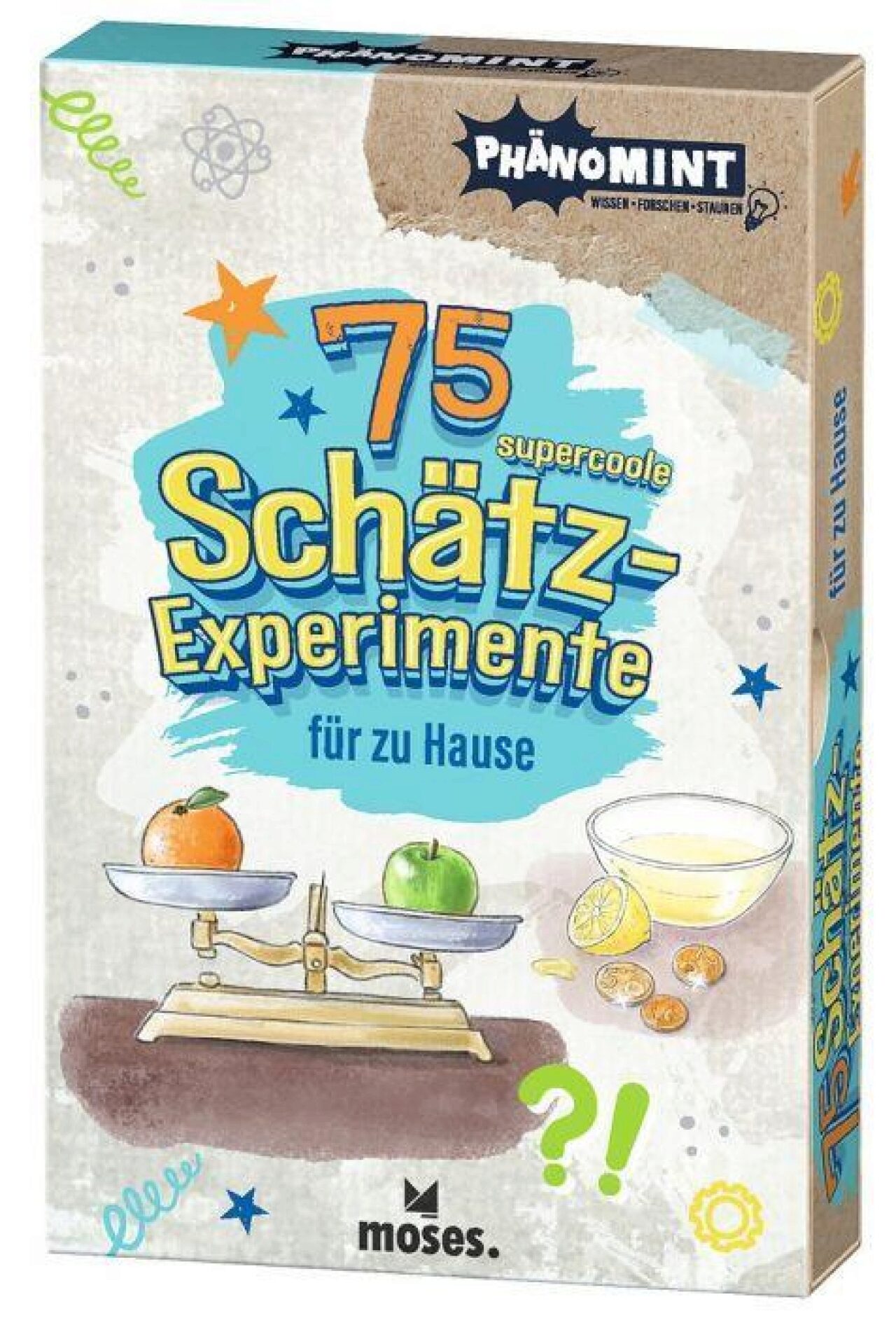 Moses . Verlag 0053713 Phänomint 75 Supercoole Schätz-Experimente Für Zu Hause