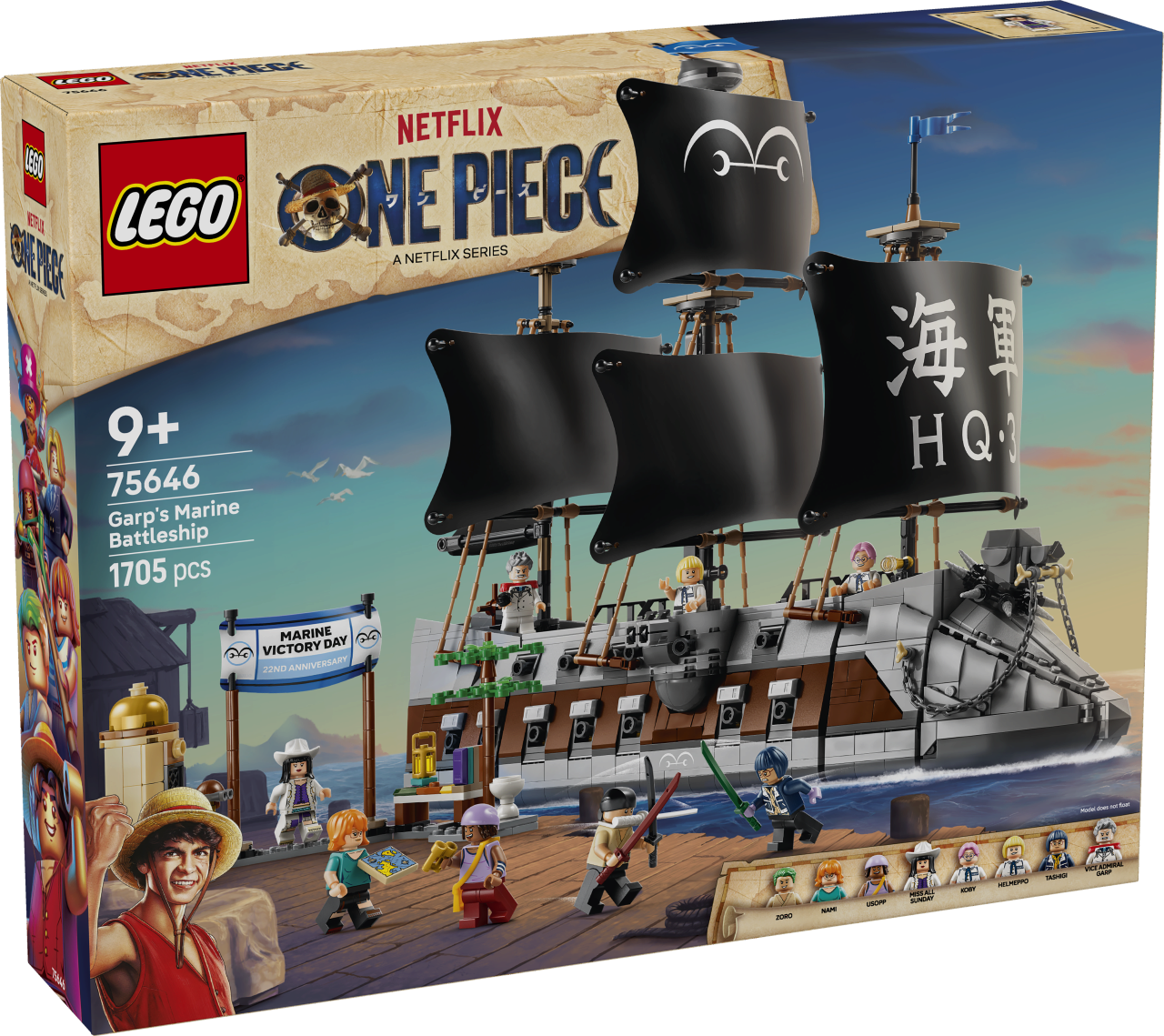 LEGO® ONE PIECE 75646 Garps Marineschlachtschiff - Bild 13