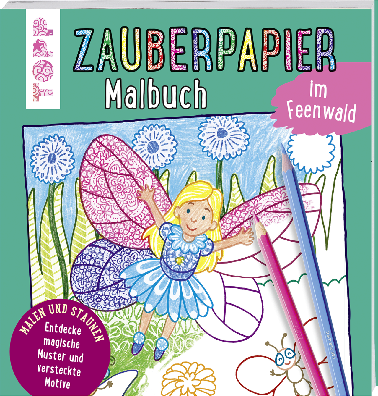 Frechverlag Topp 8425 Zauberpapier Malbuch Im Feenwald