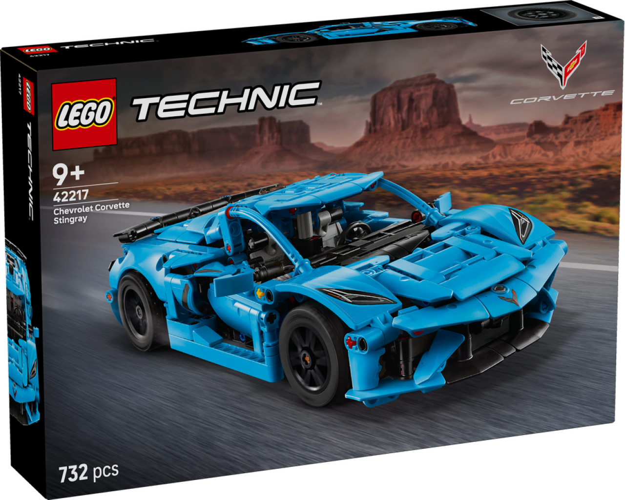 Lego Chevrolet Corvette Stingray In Blau 42217 - Image 6
