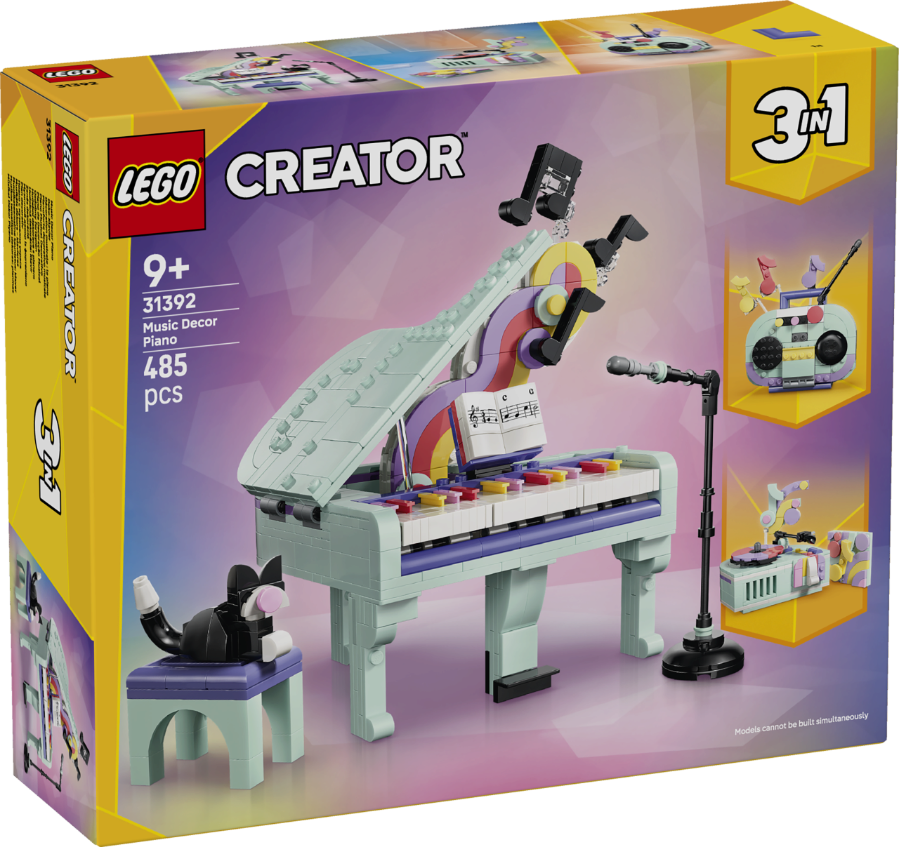 Joom Lego Creator 3-En-1 31392 Décoration Musicale : Piano Et Chat - Jouet Dès 9 Ans - Cadeau - Bild 14