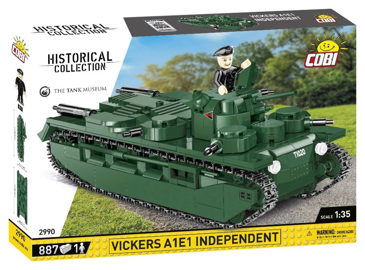 COBI ★ 2990 ★ Vickers A1E1 Independent ★ The Tank Museum ★ WWII ★ 887 Teile - Bild 6