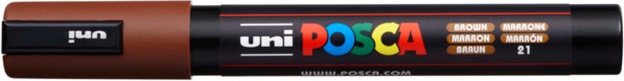Uni Marker Uni Posca Pc-5M Marker Braun Uni Posca Pc-5M Marker - Bild 3