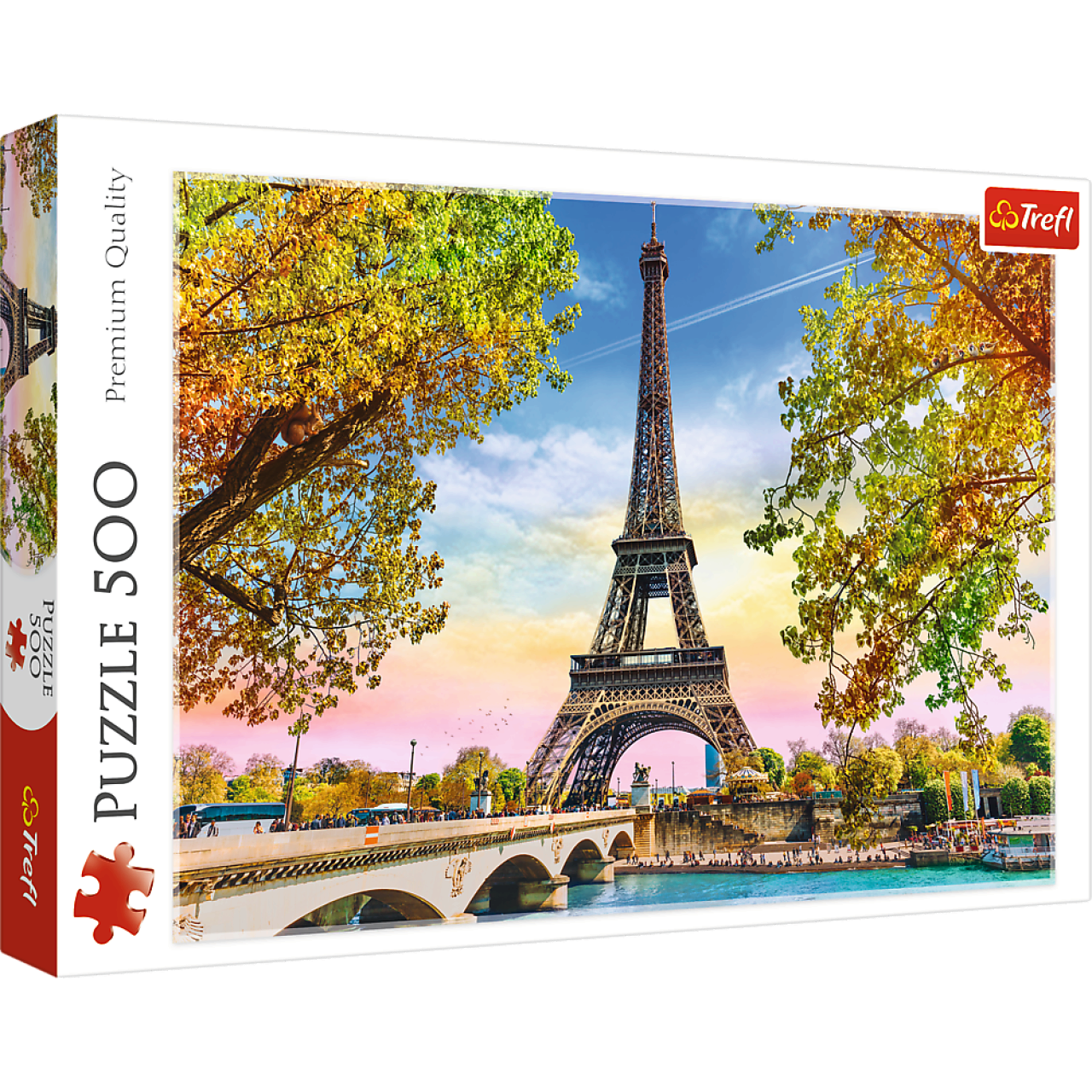 Trefl - Puzzle 500 Das romantische Paris Frankreich Klassische Puzzles | Für Kinder und Erwachsene ab 10 Jahren hohe Qualität kreative Unterhaltung passgenau, Entspannung Dekoration - Bild 5