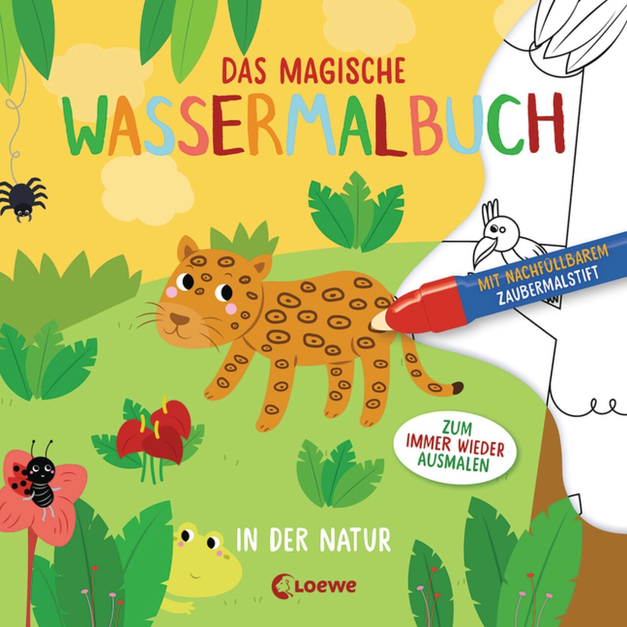 Loewe Verlag 978-3-7432-1471-2 Das Magische Wassermalbuch - In Der Natur