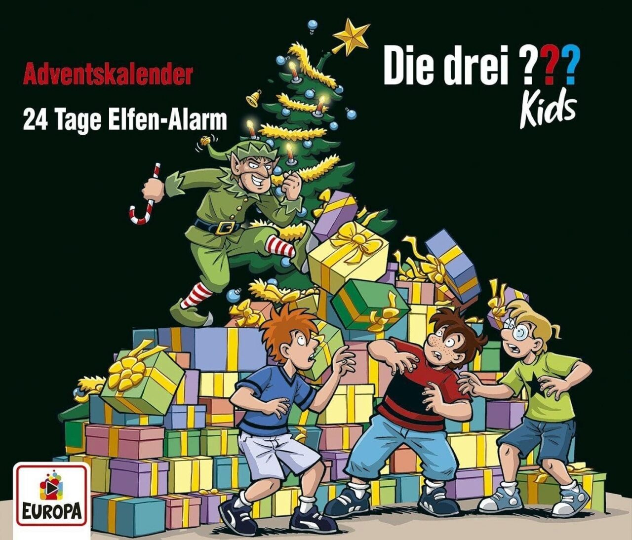 Kosmos 03337 Cd Die Drei ??? Kids - 24 Tage Elfen-Alarm - Adventskalender