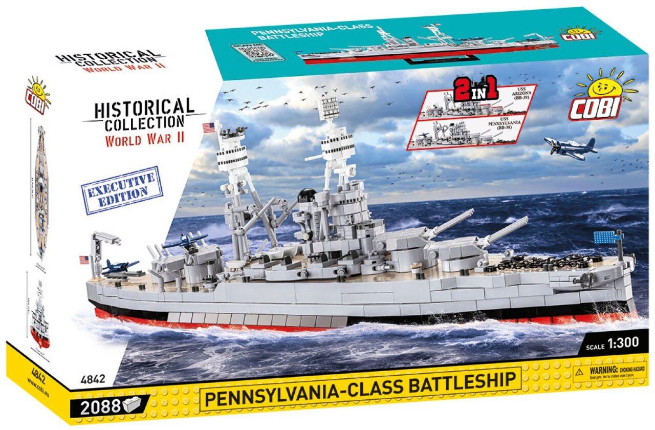 Cobi 4842 1:300 Pennsylvania - Class Battleship (2In1) - Executive Edition - Bild 7