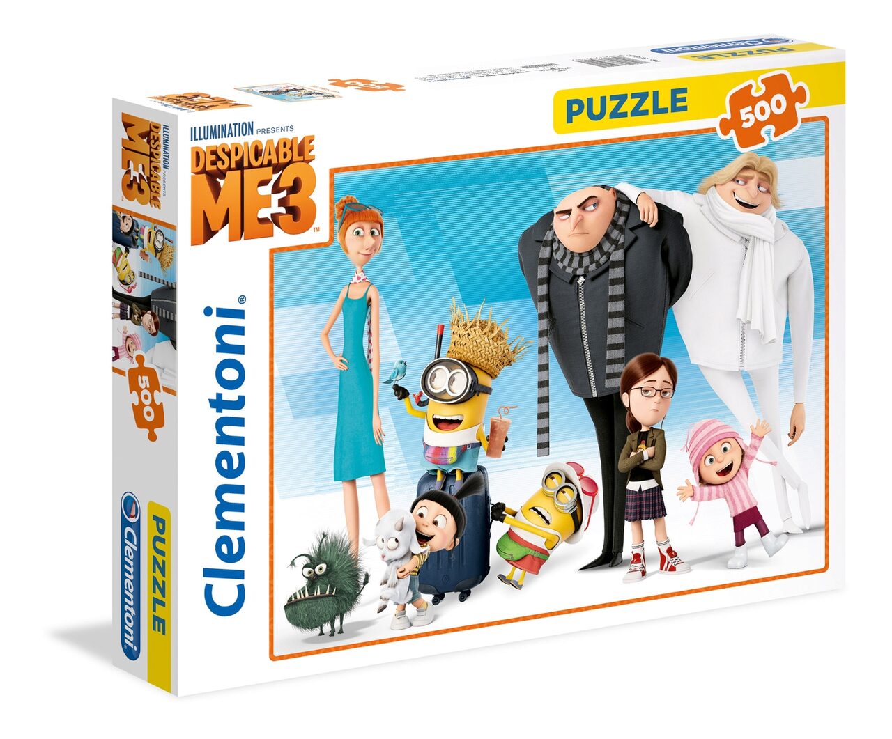 Clementoni 35044 Puzzle 500 Teile Minions Hauptfiguren 