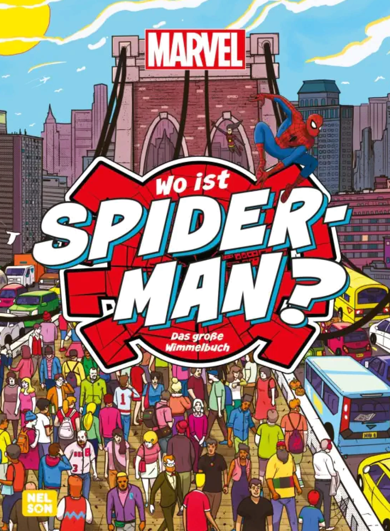 Carlsen 512528 Marvel: Wo Ist Spider-Man? Das Große Wimmelbuch