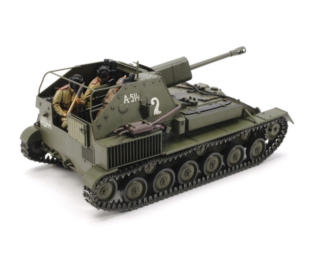 Joom Tamiya Beige Militär-Miniaturserie, Artillerie Der Sowjetischen Armee, Kunststoffmodell 35348, 1/35 Nr. 348, Selbstfahrender Su-76M - Bild 4