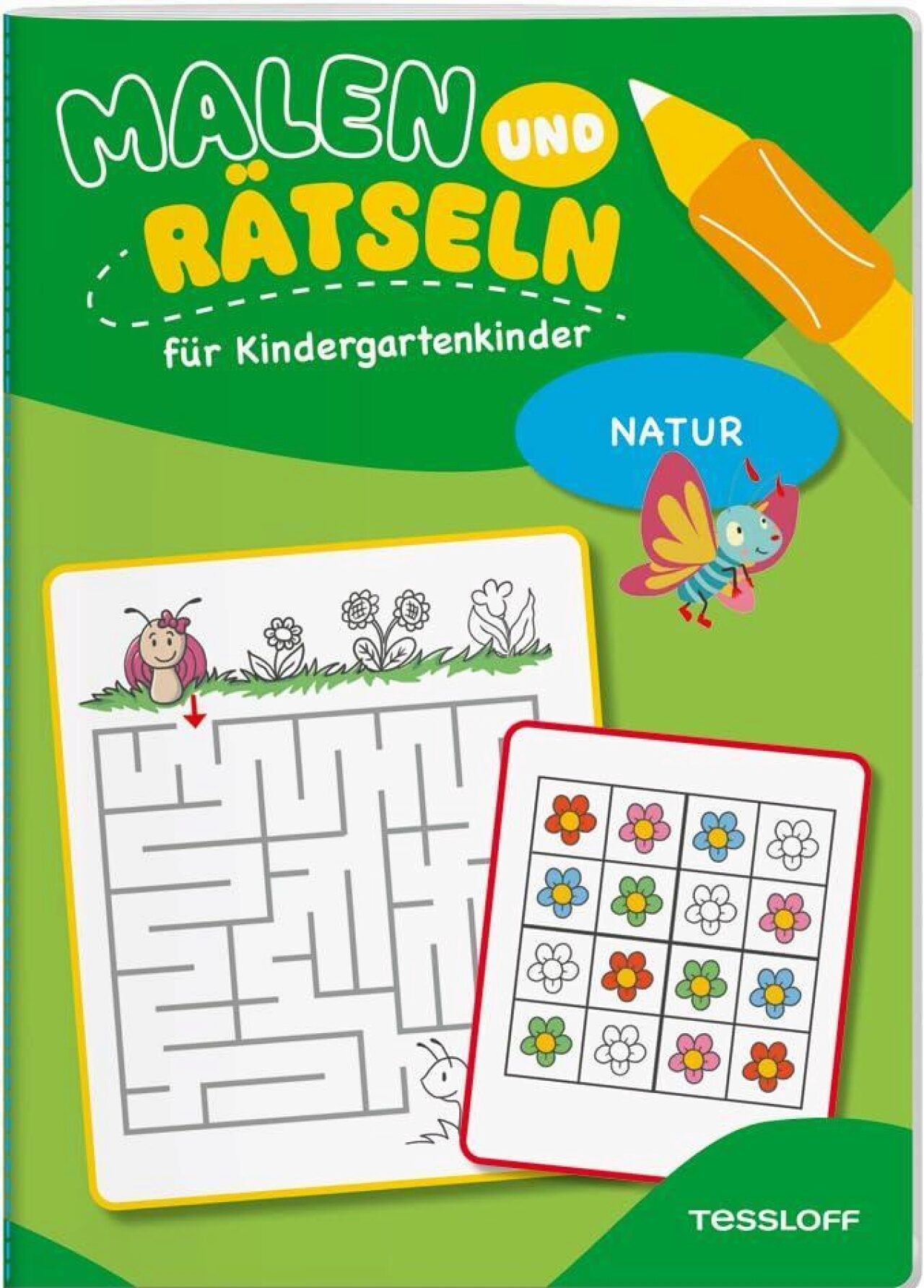 Tessloff 378864724 Malen Und Rätseln Für Kindergartenkinder. Natur