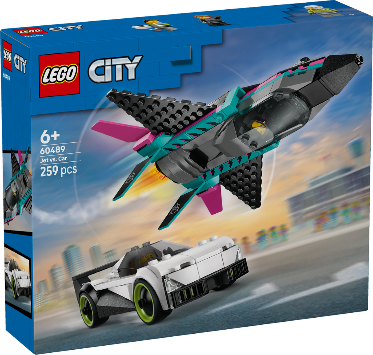 Lego LEGO City Jet vs. Car Toy Cars and Jet Toy Playset - Bild 15