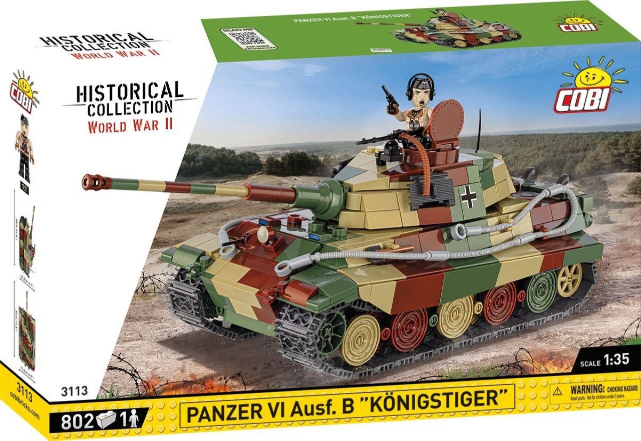 Cobi Braun Panzer Vi Ausf. B Königstiger -3113 802 Teile - Bild 4