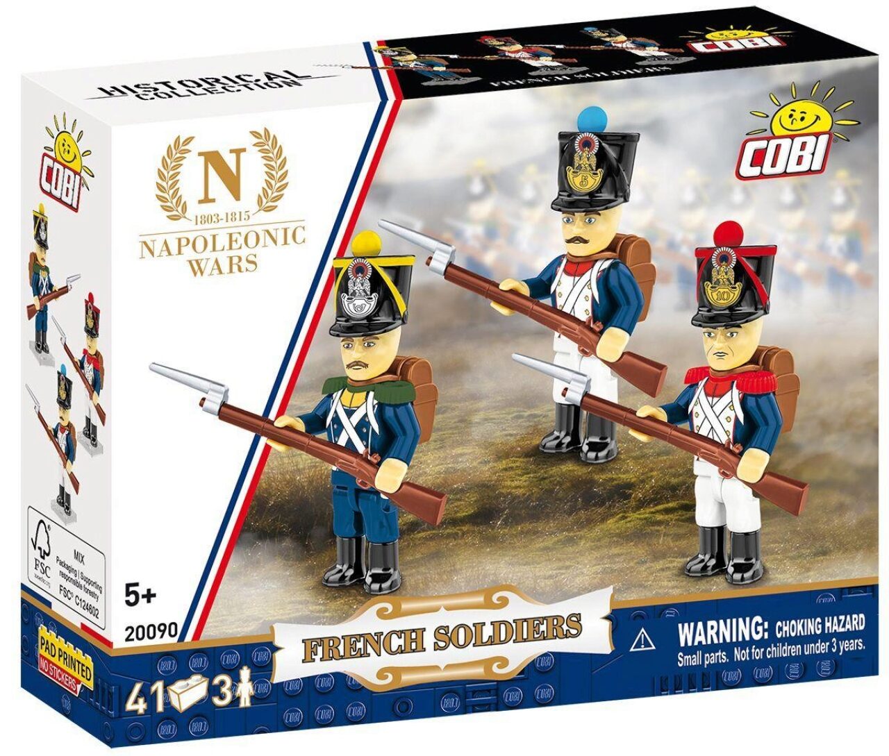 Cobi 20090 Französische Soldaten