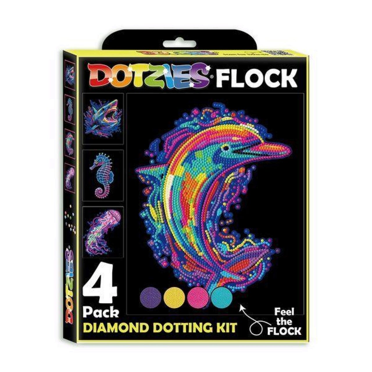 Diamond Dotz® Diamond Dotz Dtz4008 Diamond Painting Neon Meerestiere Neon Dotzies, Anfänger/Kids