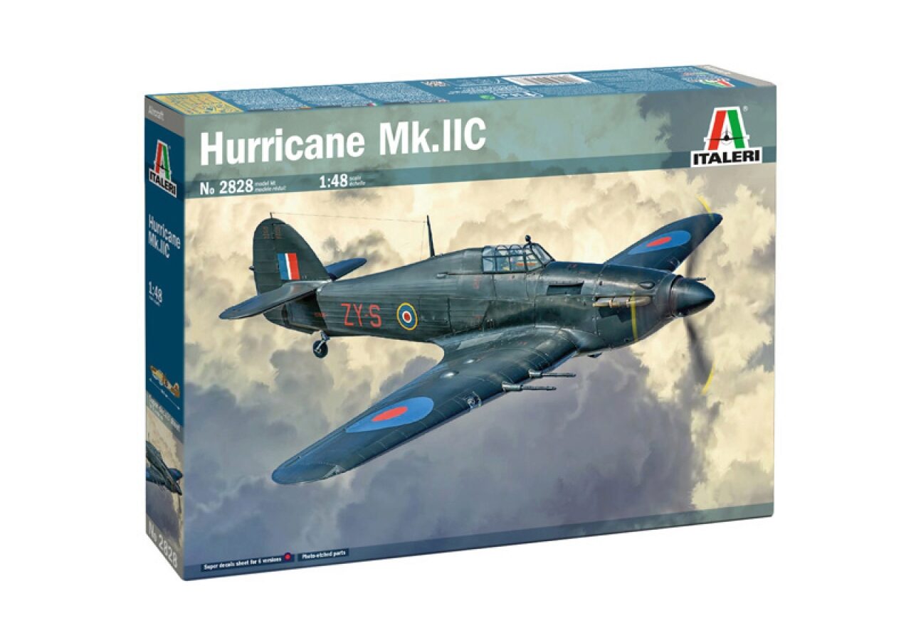 Italeri 510002828 1:48 Hurricane Mk.ii C
