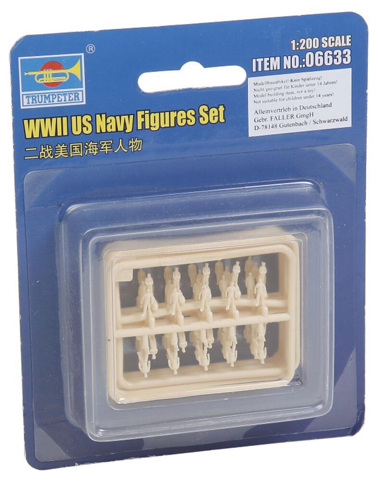 Trumpeter 06633 1:200 Wwii Us Navy Figuren