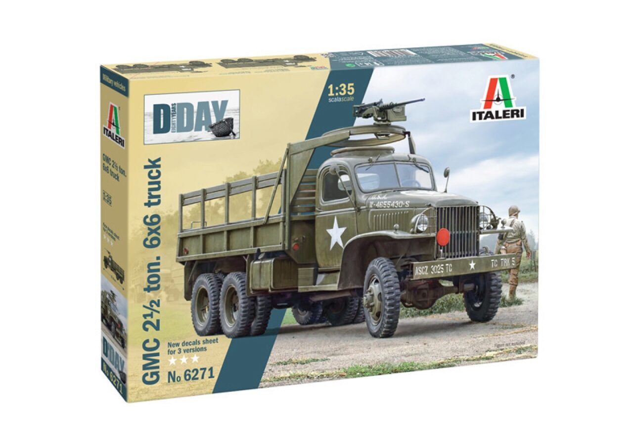 Italeri 510006271 1:35 Gmc 2 1/2 Ton. 6X6 Truck "D-Day 80° Anniversary" - Image 3