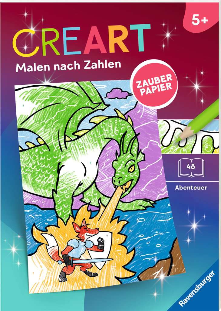 Ravensburger Creart Malen Nach Zahlen Ab 5 Zauberpapier - Abenteuer, Kinderbücher Von Michael Menzel - Image 5