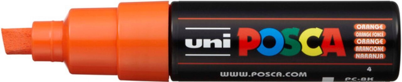 uni-ball Marker UNI POSCA PC-8K, orange - Bild 4