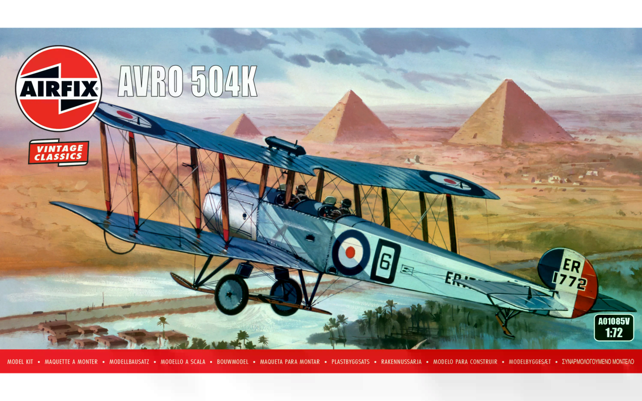 Airfix A01085v 1:72 Avro 504K