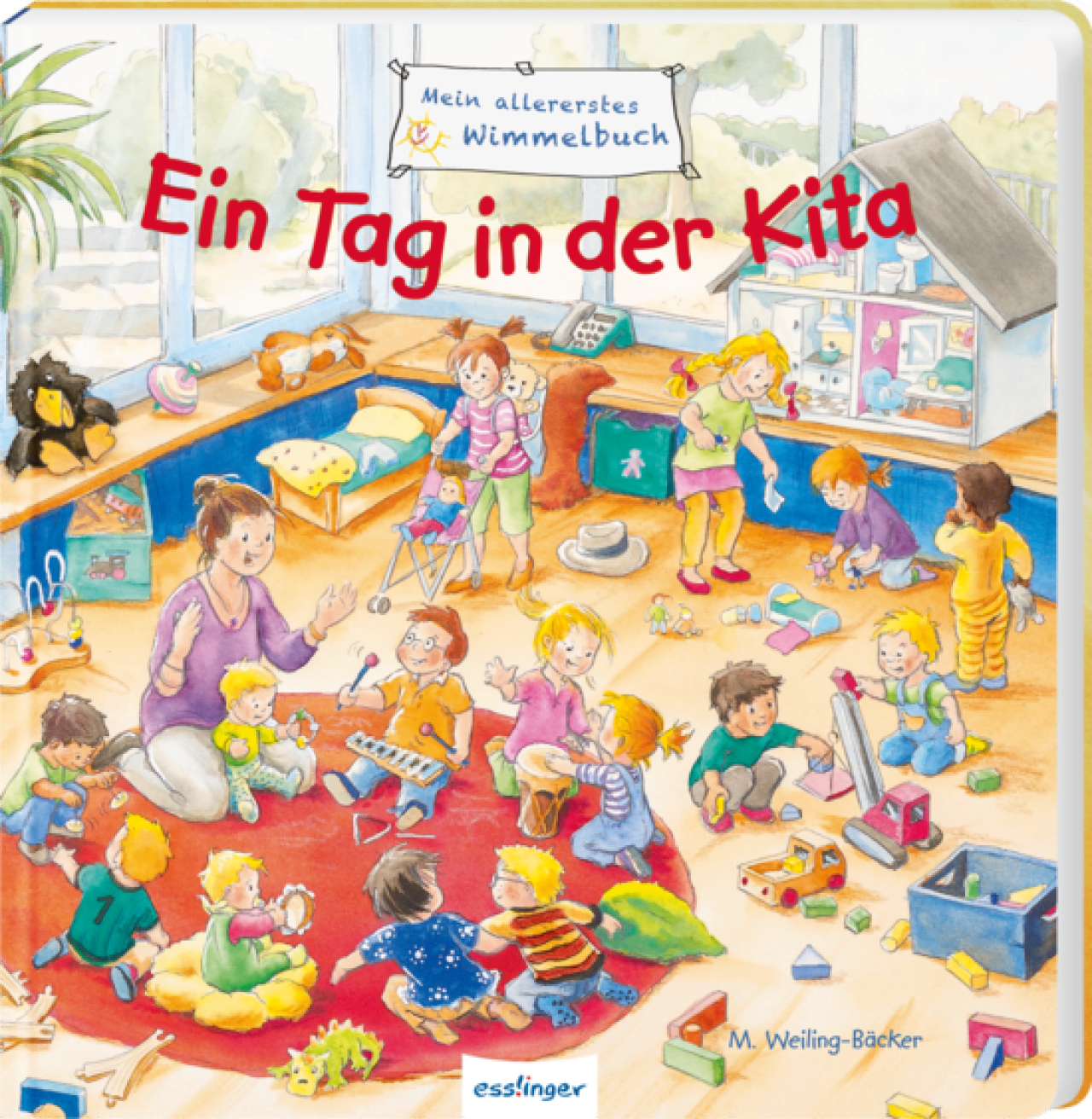 Esslinger Thienemann 823407 Mein Allererstes Wimmelbuch Ein Tag In Der Kita