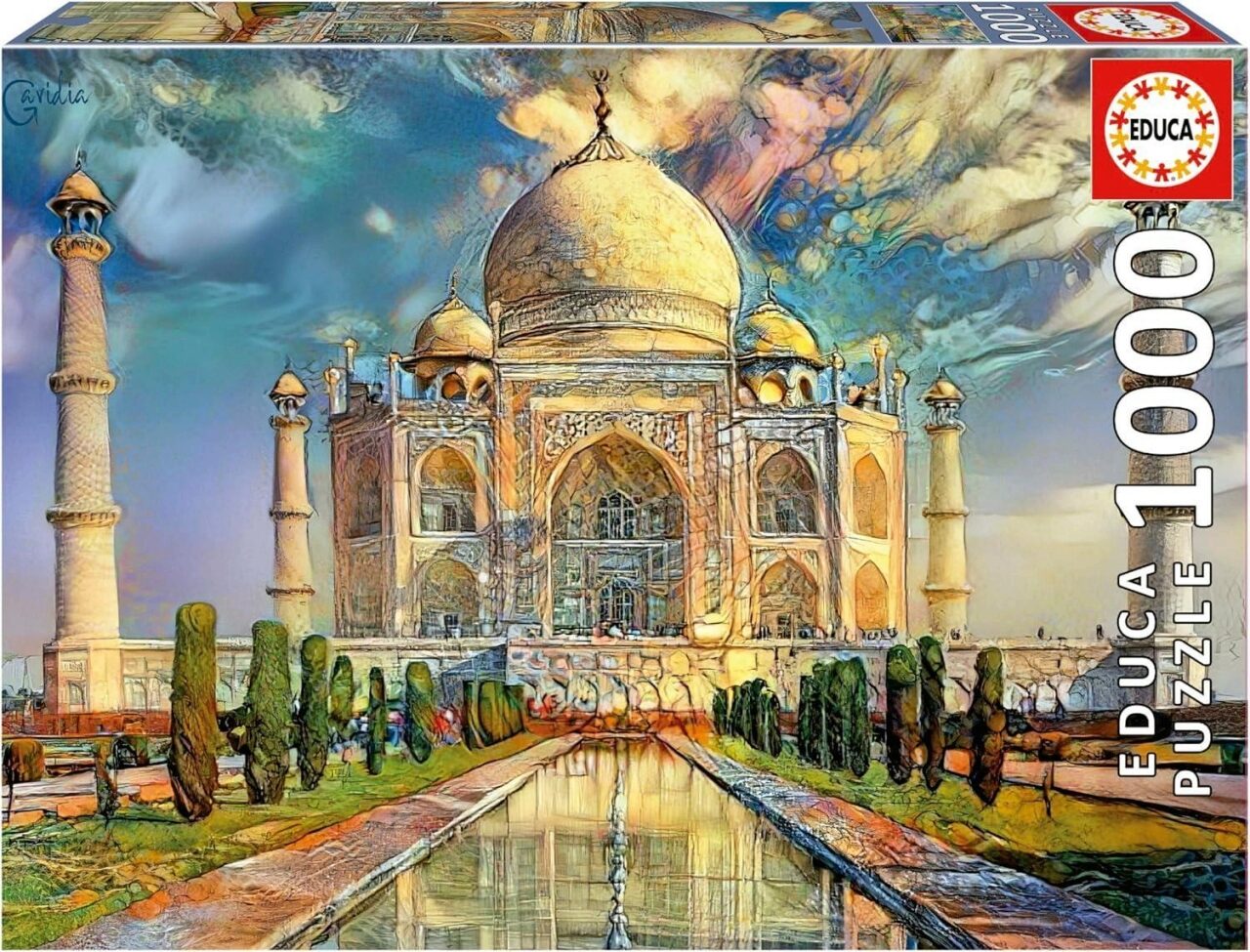Educa Borras Educa 9219613 Puzzle 1000 Teile Taj Mahal