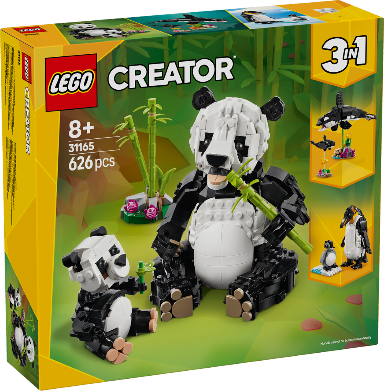 LEGO Creator 31165 Wilde Tiere: Pandafamilie Bausatz, Mehrfarbig - Bild 21