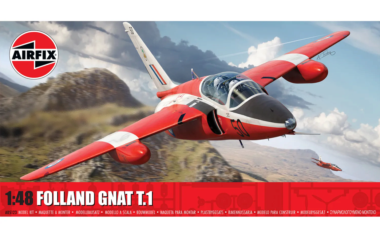 Airfix A05123 1:48 Folland Gnat T.1